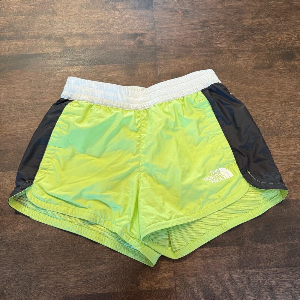 The North Face Neon Green Hydrenaline Women's Running Shorts 2000